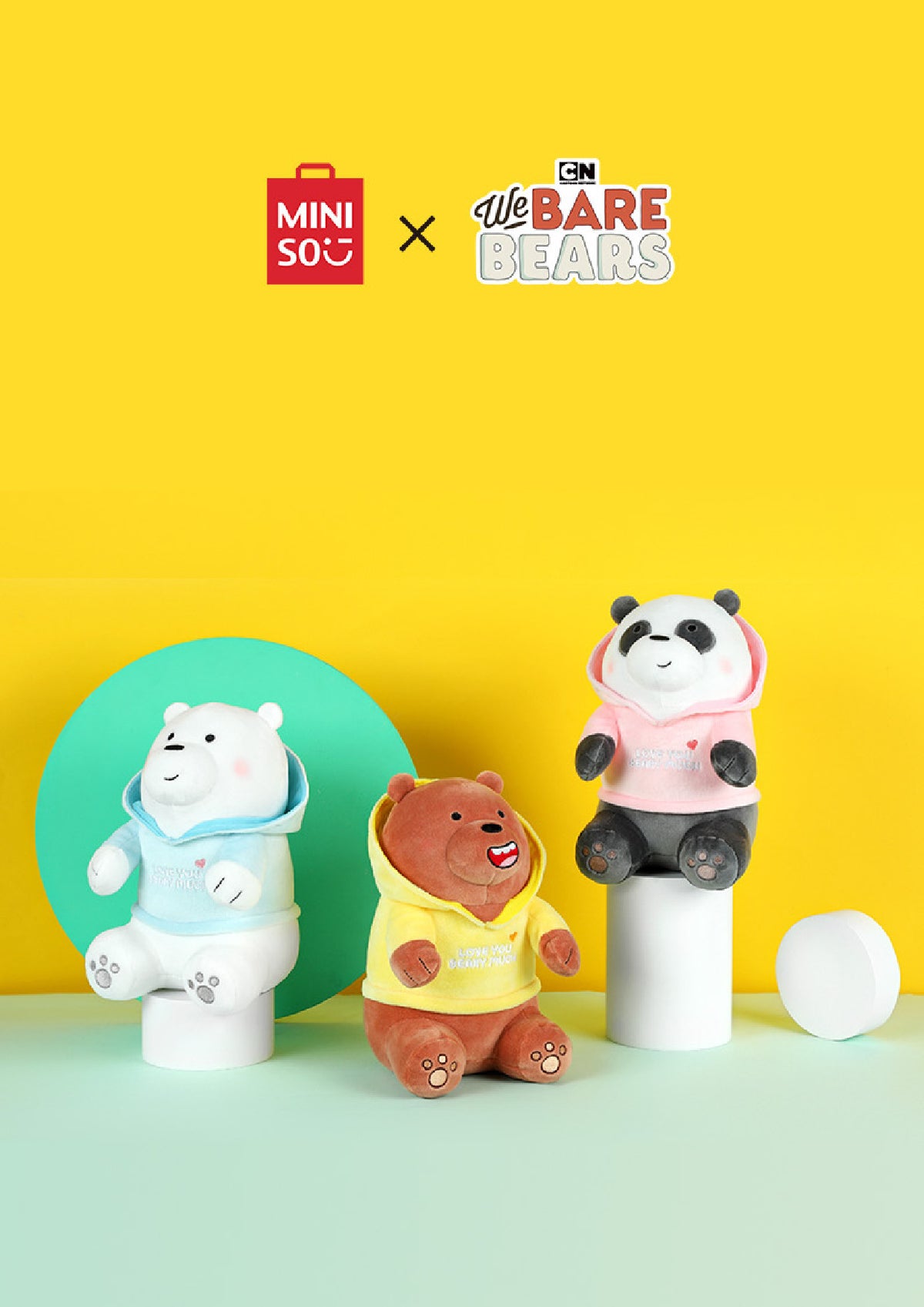 We Bare Bears - Ice Bear Shopping Bag - MINISO Australia