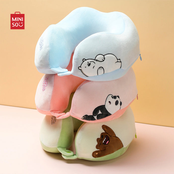 MINISO AU We Bare Bears Collection 5.0 Memory Foam U Shaped Pillow Panda