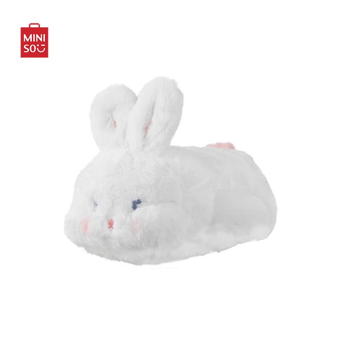 MINISO AU Cute White Bunny Plush Toy 30cm