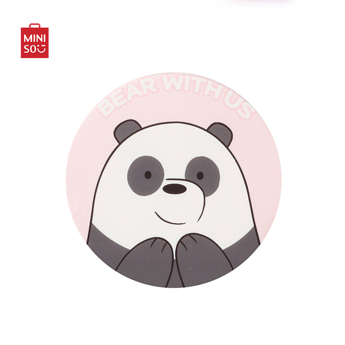 MINISO AU We Bare Bears Collection Round Seat Cushion Panda