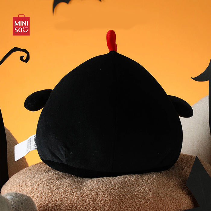 MINISO AU Dundun Metaverse Halloween Series Black Bone Chicken Plush Toy 25cm