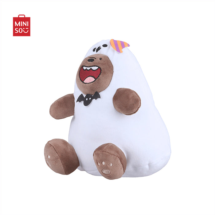 MINISO AU We Bare Bears Collection Grizzly Freaky Plush Toy 20cm