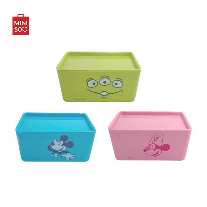MINISO AU Disney 100 Smile Faces Collection Storage Box with Lid Random