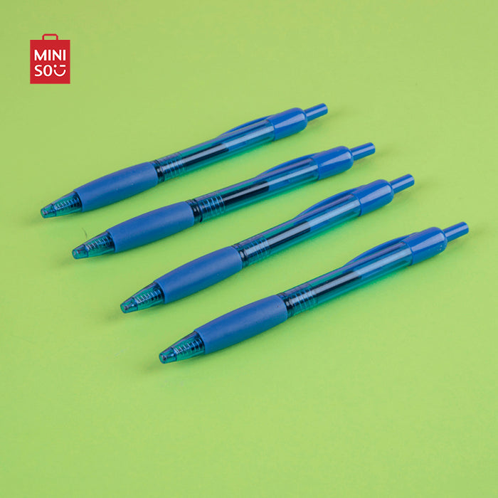 MINISO AU Retractable Gel Pen 10 Packs Blue
