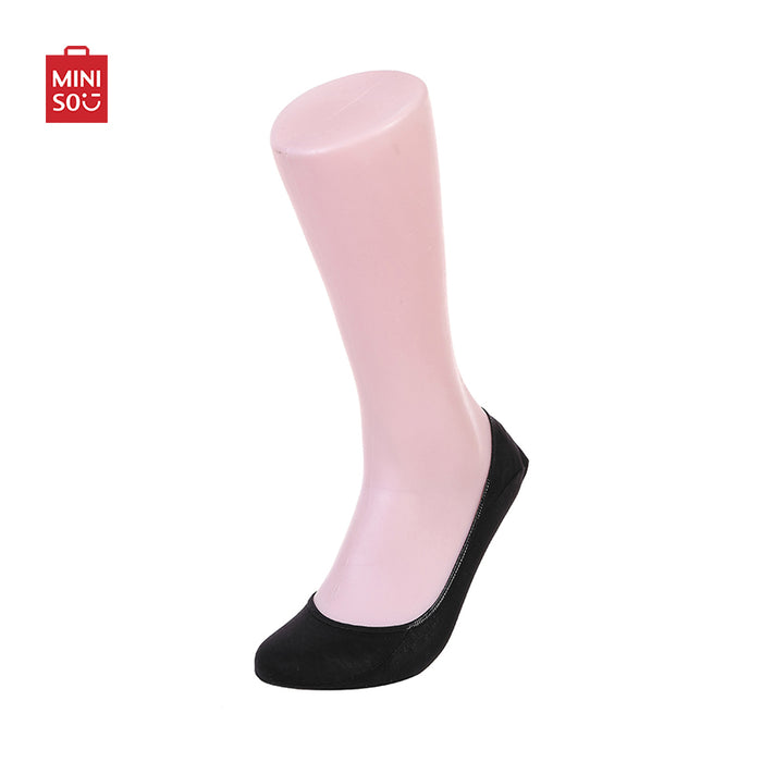 MINISO AU Men's Low Cut Socks 3 Pairs (Black)