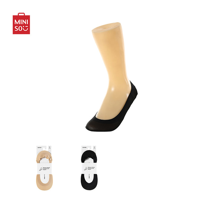MINISO AU Non-slip Series Women's Ice Silk No-show Socks