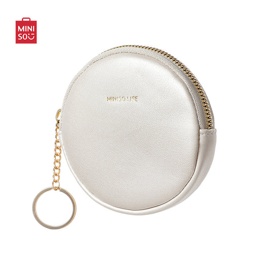 Customized Mini Size Round Zipper Genuine Leather Coin Holder Coin Purse -  China Purse and Coin Purse price | Made-in-China.com