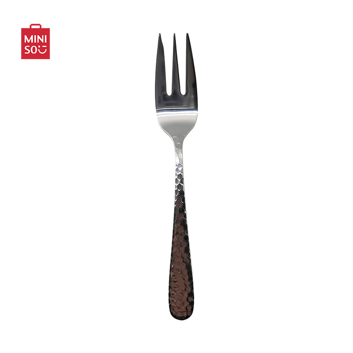 MINISO AU Hammered Style Stainless Steel Fork