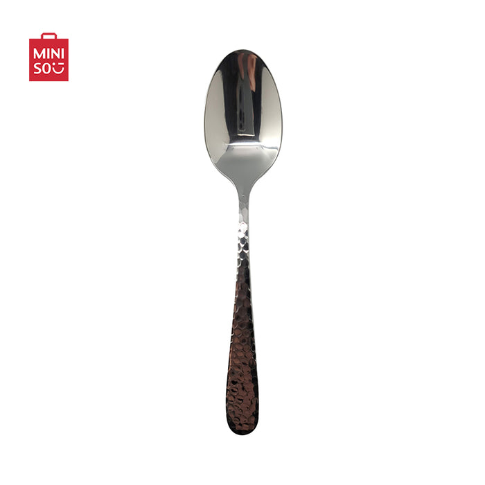MINISO AU Hammered Style Stainless Steel Table Spoon