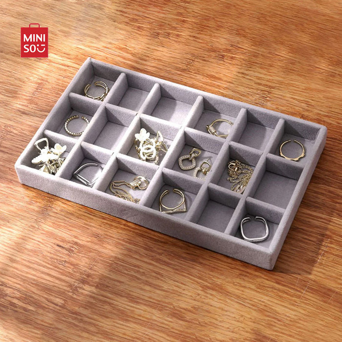 MINISO AU Eighteen-grid Jewelry Storage Tray