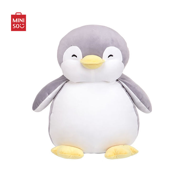 MINISO AU Grey Large Penguin Stuffed Animal Gift Plush Toy 48cm