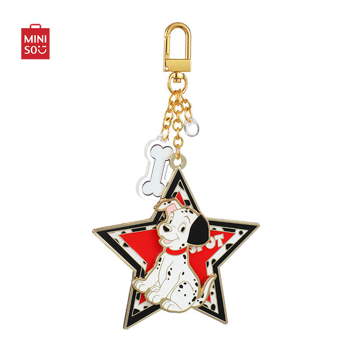 MINISO AU Disney Animals Collection 101 Dalmatians Rotation Key Chain Bag Charm