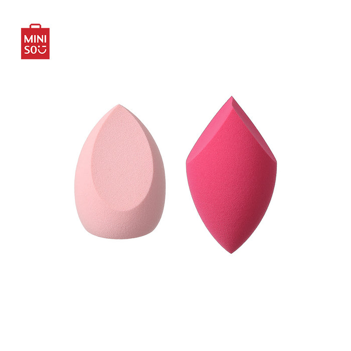 MINISO AU Soft Skin Friendly Double Slanted And Stamp Makeup Sponge Set