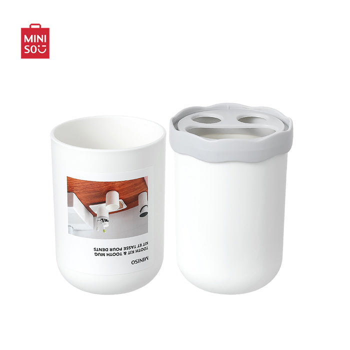 MINISO AU Off-White Tooth Kit & Tooth Mug