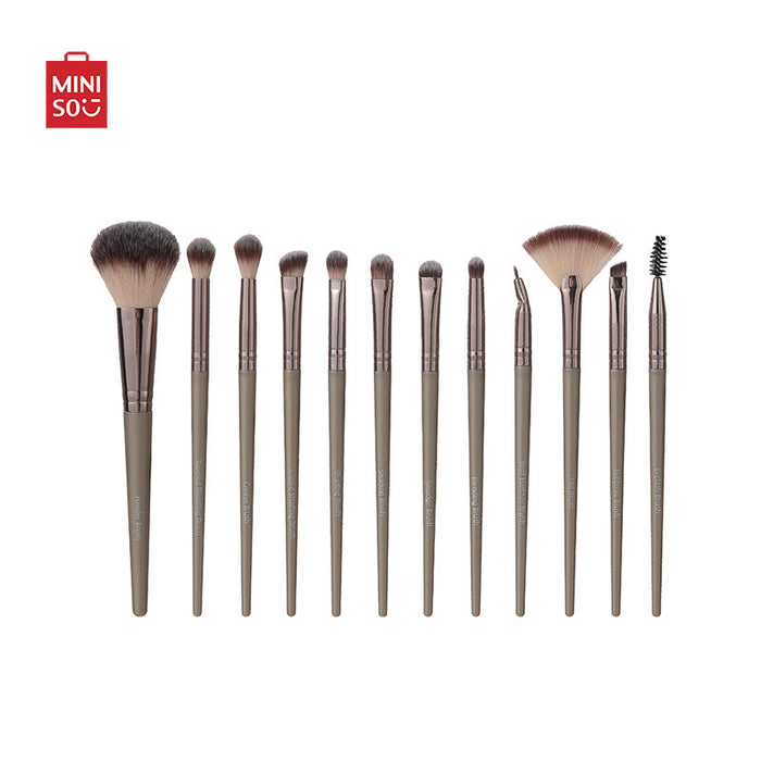 MINISO AU Premium Classic Makeup Brush Set(12 pcs)(Golden)
