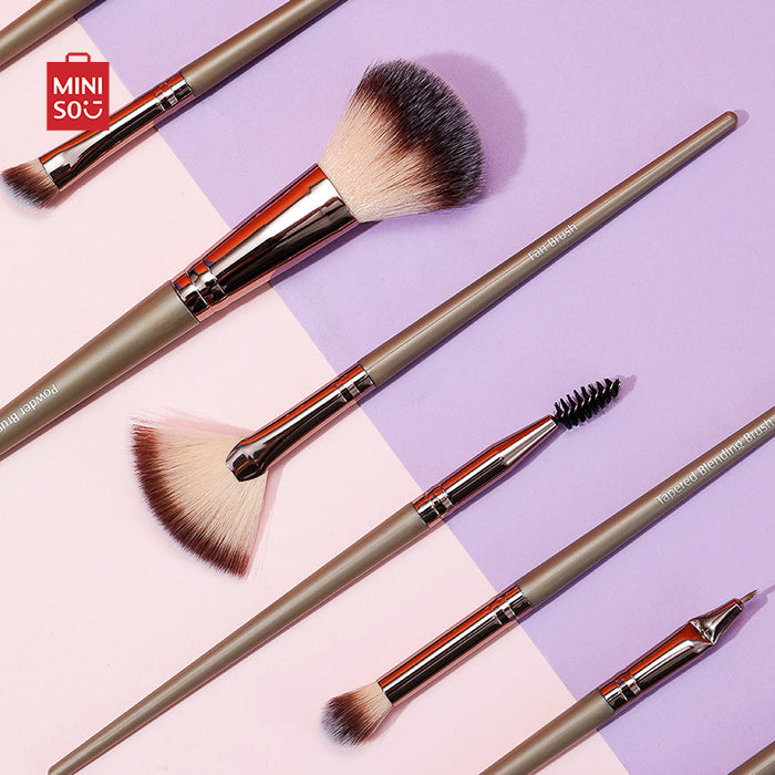 MINISO AU Premium Classic Makeup Brush Set(12 pcs)(Golden)