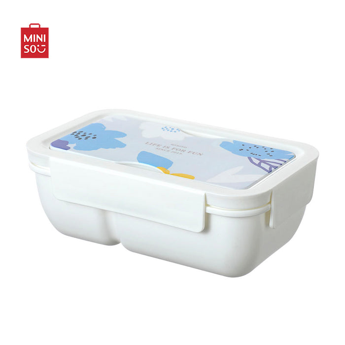 MINISO AU Floral Series Bento Box for Picnic and School 850mL