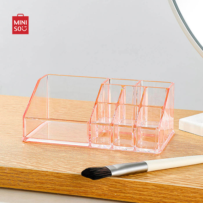 MINISO AU Multifunctional Cosmetics & Jewelry Storage Box(S)(Pink)