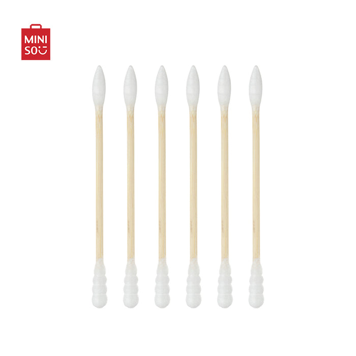 MINISO AU Bamboo Stick Cotton Swabs 500 Counts