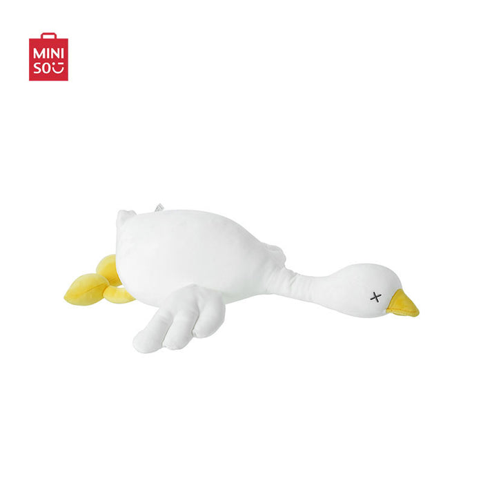 MINISO AU 64cm White Goose Series Lying Plush Toy (Random)