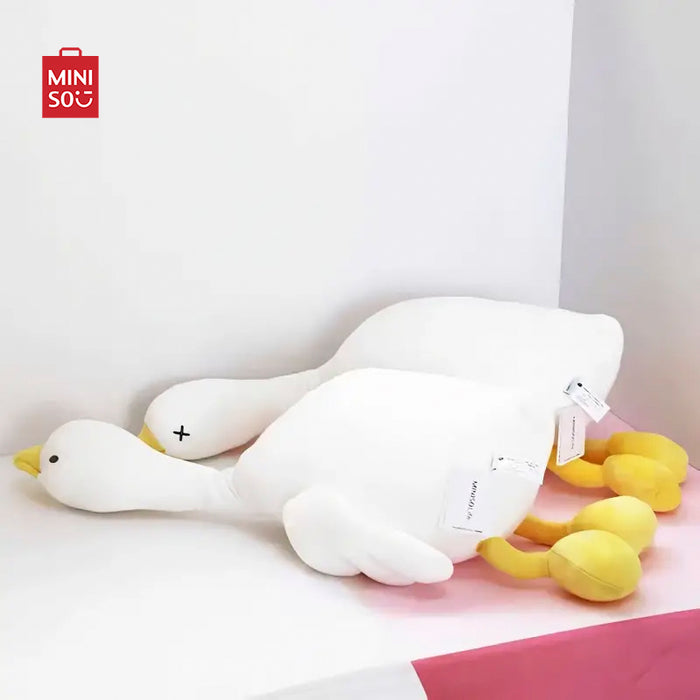 MINISO AU 64cm White Goose Series Lying Plush Toy (Random)