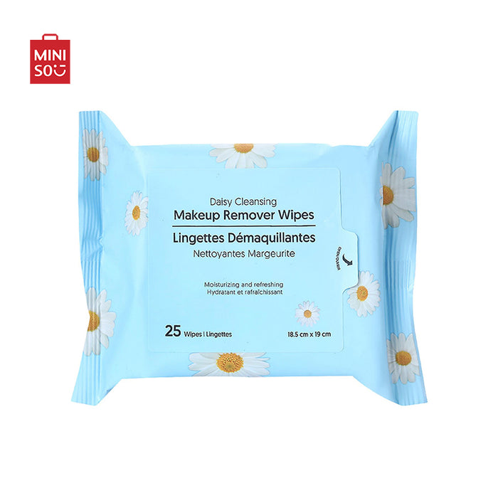 MINISO AU Daisy Cleansing Makeup Remover Wipes 25 Wipes