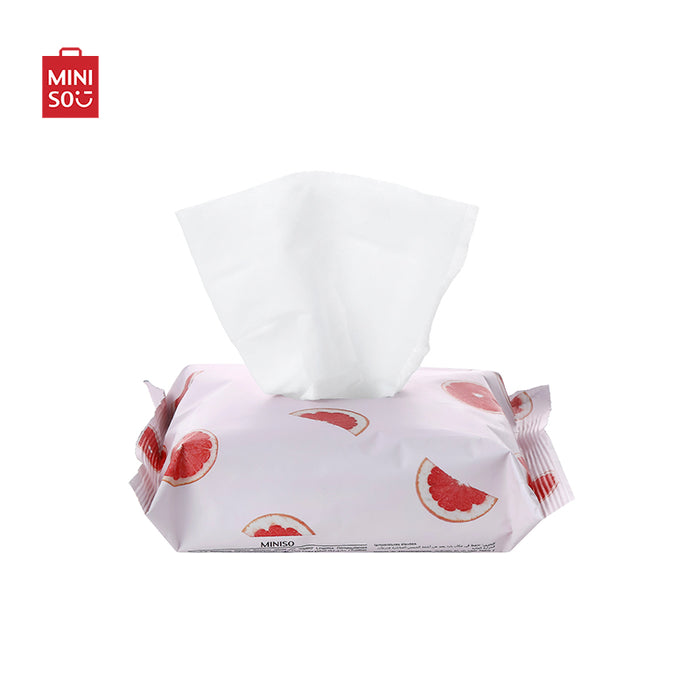 MINISO AU Grapefruit Refreshing Makeup Remover Wipes (25 Wipes)