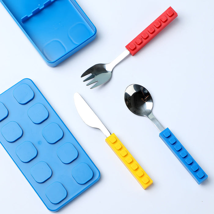 MINISO AU Building Blocks Series Cutlery Kit