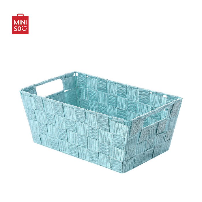 MINISO AU Green Small Woven Storage Basket