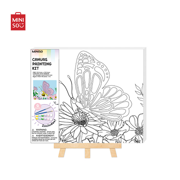 MINISO AU Canvas Painting Kit Butterfly 30x25cm