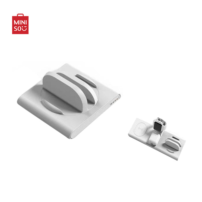 MINISO AU White Outlet Extender with Phone Holder