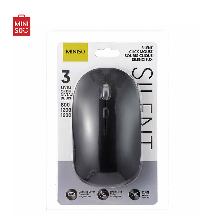 MINISO AU Black 2.4G Wireless Silent Click Mouse Model: M09