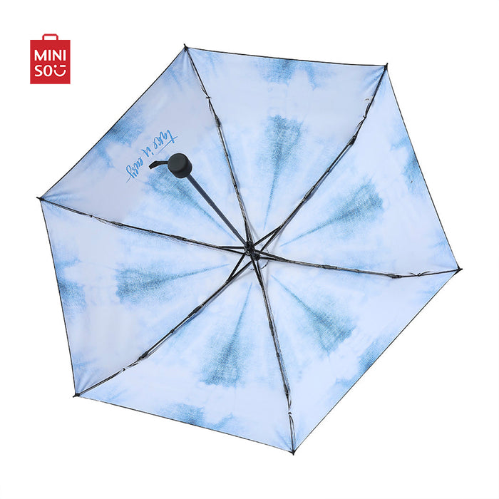 MINISO AU Color Explosion Blue Sun Umbrella