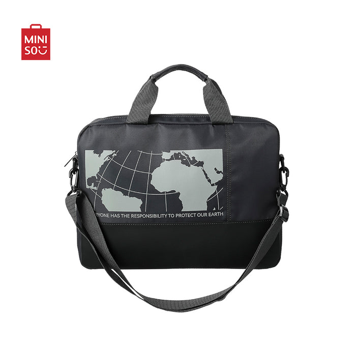 MINISO AU Black Knight Series Crossbody Laptop Handbag