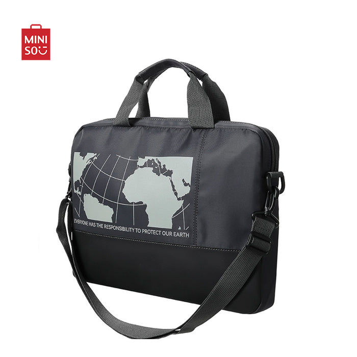 MINISO AU Black Knight Series Crossbody Laptop Handbag