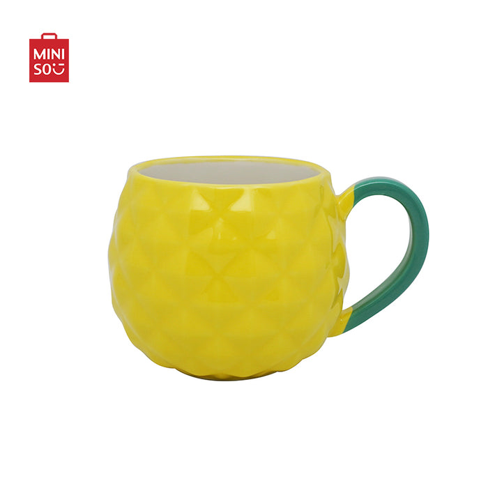 MINISO AU Pineapple Design Ceramic Mug 370ml