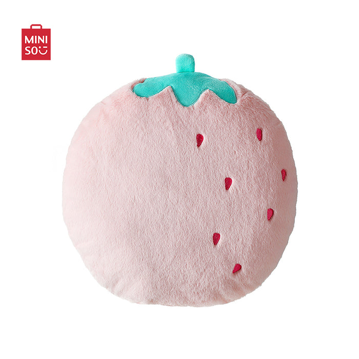 MINISO AU Passion Island Strawberry Sitting Cushion Plush Toy 38cm