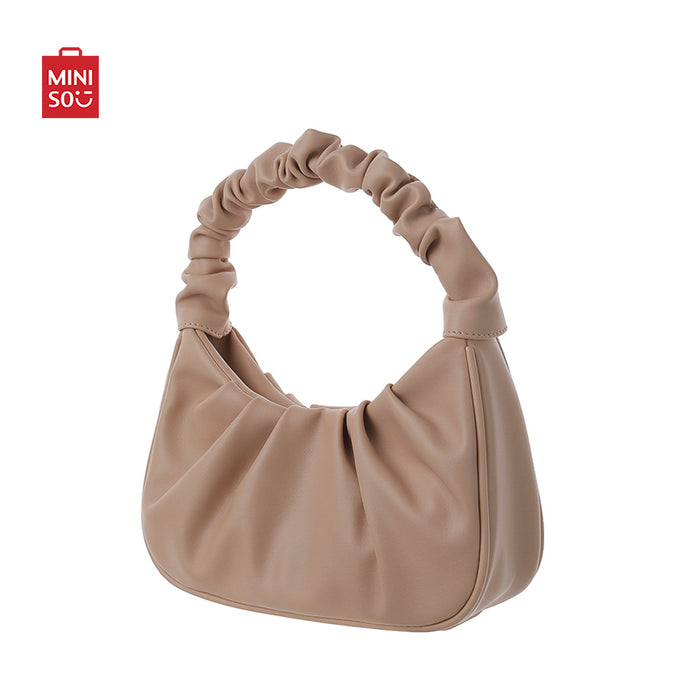 MINISO AU Pink Soft Clutch Shoulder Bag