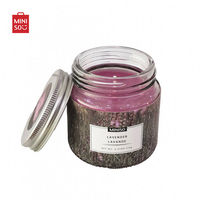 MINISO AU Garden Series Jar Candle Lavender 70g