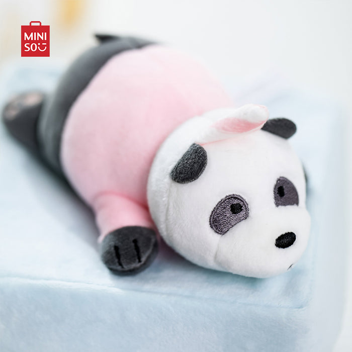MINISO AU We Bare Bears Panda Plush Gift Box 14x14cm
