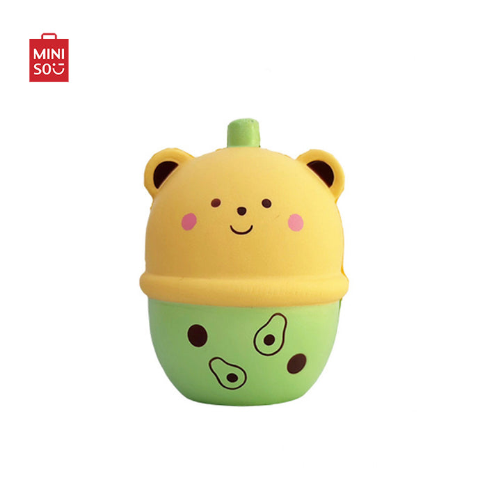 MINISO AU Milk Tea Series Little Bear PU Stress Relief Toy
