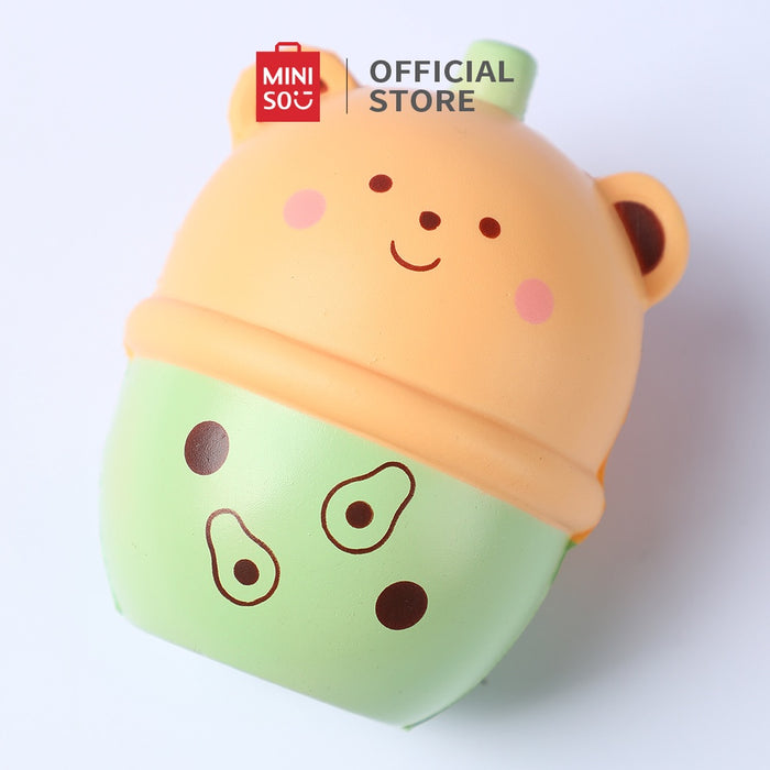 MINISO AU Milk Tea Series Little Bear PU Stress Relief Toy