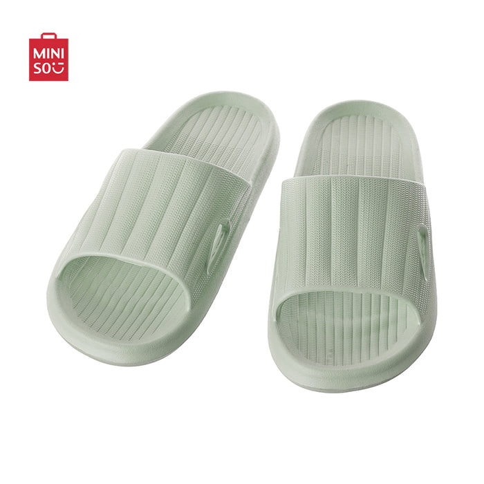 MINISO AU Convenient Lightweight Green Bath Slippers (37-38)