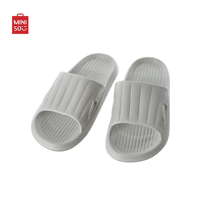 MINISO AU Convenient Lightweight Khaki Bath Slippers (43-44)