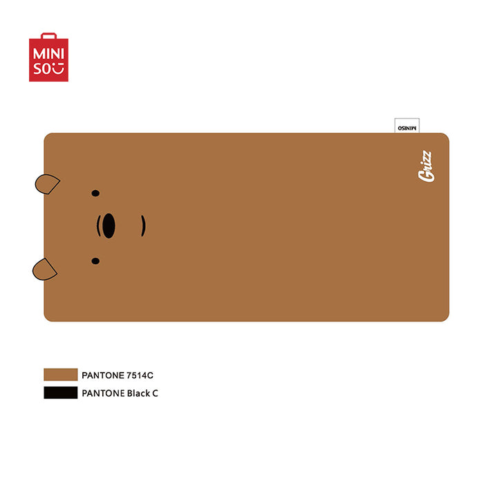 MINISO AU We Bare Bears 5.0 Collection Grizz Coral Fleece Towel