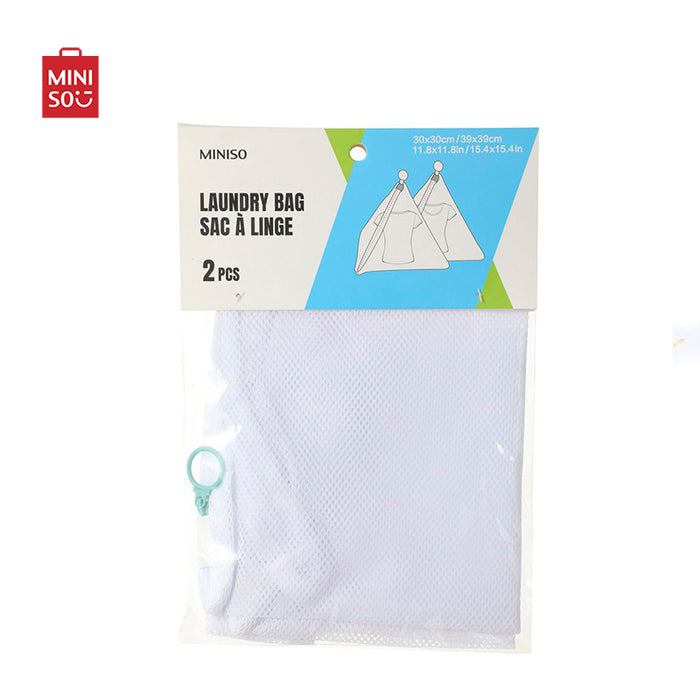 MINISO AU Pyramid Mesh Laundry Bag (2 pcs)