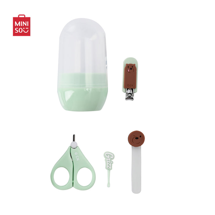 MINISO AU We Bare Bears Collection 5.0 Baby Manicure Set Grizz