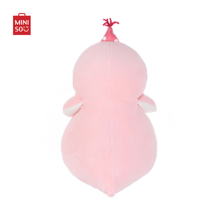 MINISO AU Pizza Seated Penguin Plush Toy(Pink) 33cm