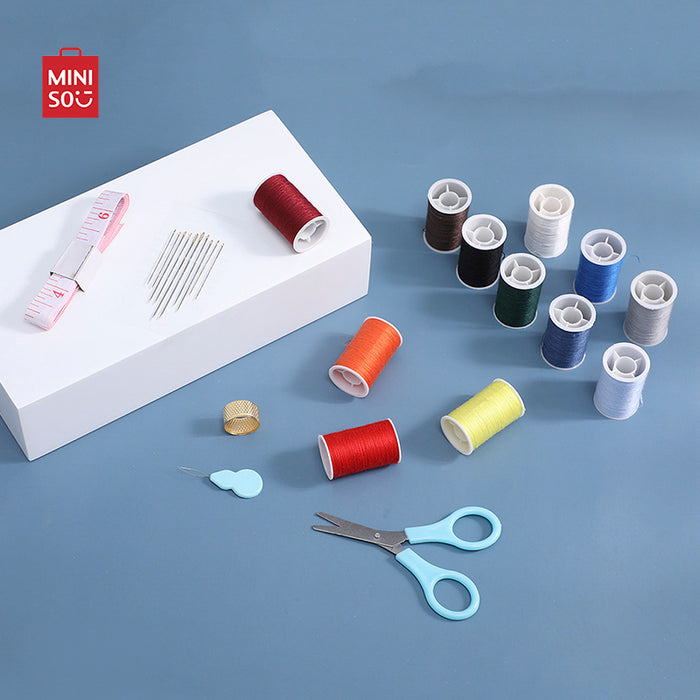 MINISO AU 12-color Needlework Box Set Blue