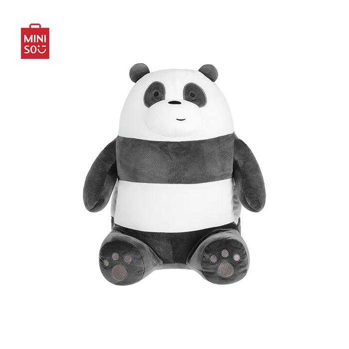 MINISO AU We Bare Bears Panda Cushion Stuffed Animal Pillow 45cm
